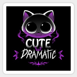 Cute But Dramatic Cat by Tobe Fonseca Sticker